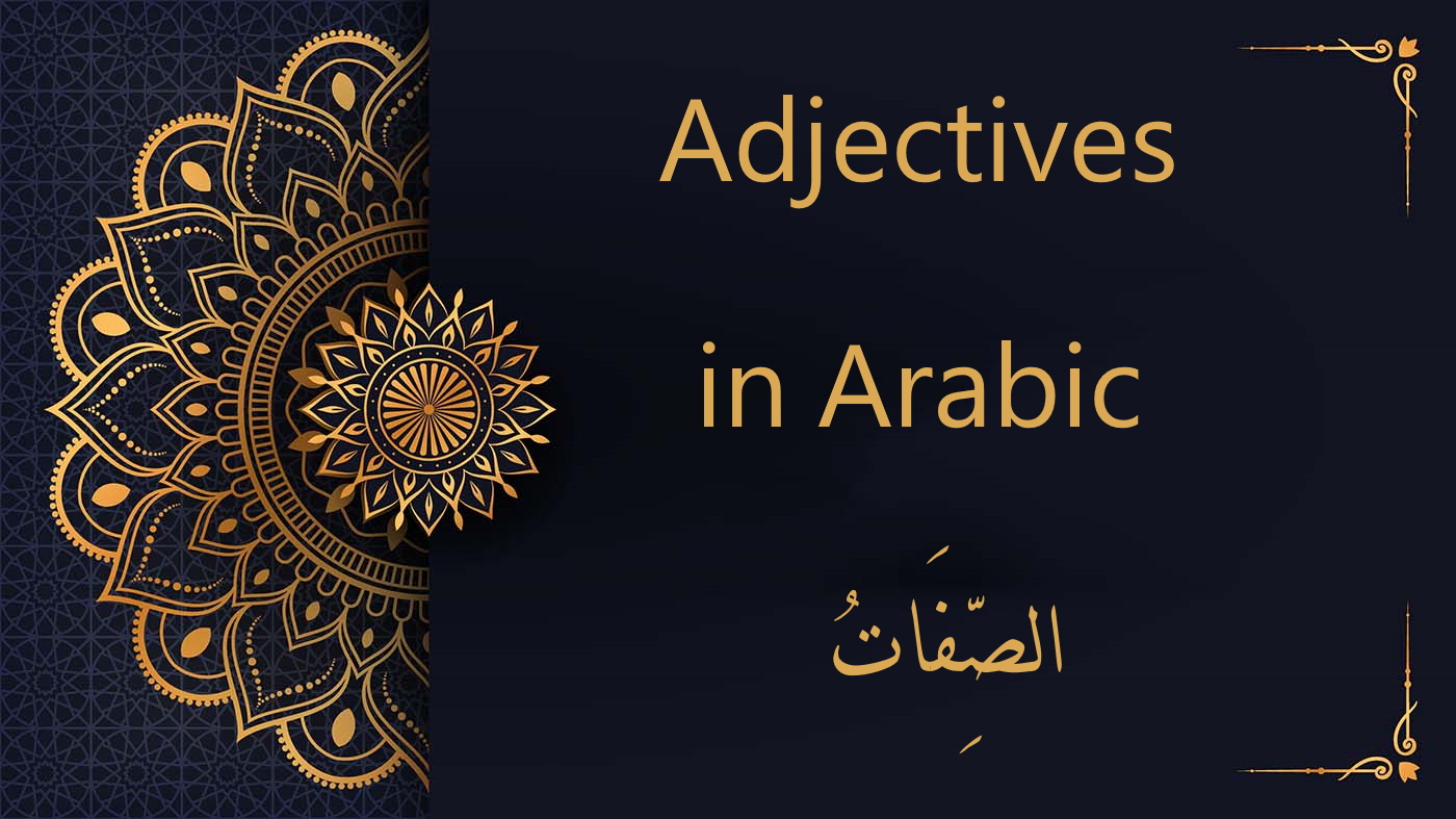 the adjectives in Arabic